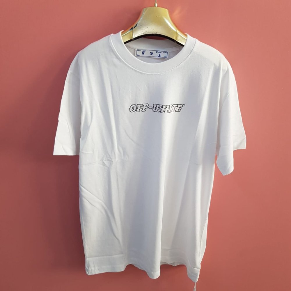 Off-White White T-Shirt With Pascal Painting